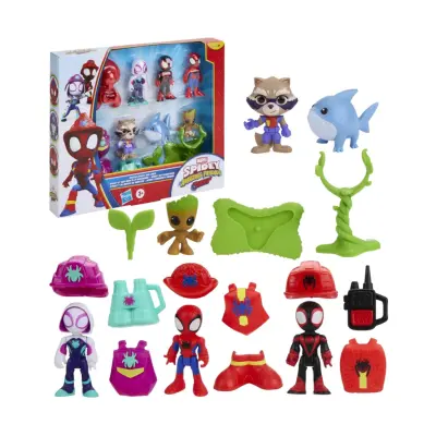 Marvel: Spidey And His Amazing Friends Rescue Webs - Rescue Spidey and Crew Figures