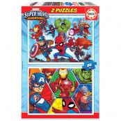 Marvel Super Hero Adventures puzzle 2x20pcs