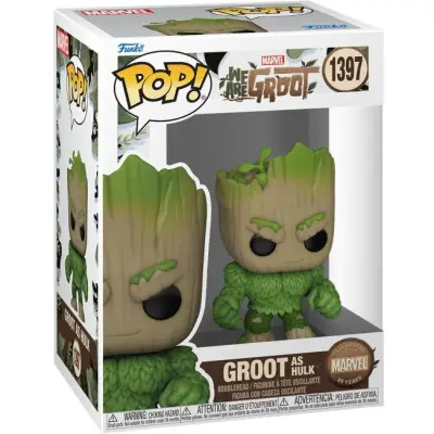 Marvel - We Are Groot - Groot as Hulk vinylfigur 1397 - Funko Pop! - Funko Shop Europe