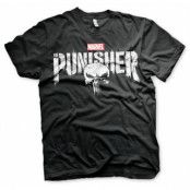 Marvel's The Punisher Distressed Logo T-Shirt, T-Shirt