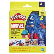 Play-Doh Marvel Captain America Stamping Shield - Play-Doh -  Leksaksaffären