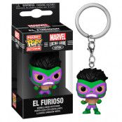 Pocket POP keychain Marvel Luchadores Hulk El Furioso