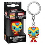 Pocket POP keychain Marvel Luchadores Iron Man El Heroe Invicto