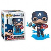 MARVEL - POP #573 - Endgame - Captain America & Mjolnir
