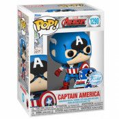 POP figure Marvel Los Vengadores Avengers Captain America Exclusive