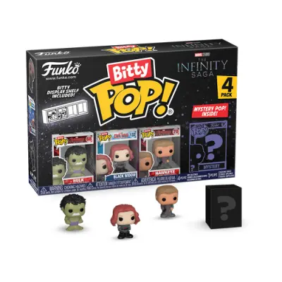 POP Marvel - Bitty 4-Pack - Hulk 2,5 cm