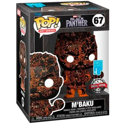 POP Marvel Black Panther - M Baku Artist + Case Exclusive #67