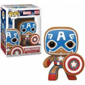 POP Marvel Holiday Gingerbread Captain America