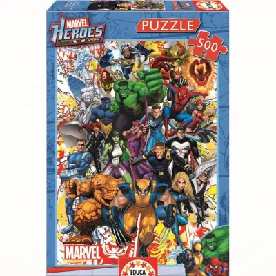 Pussel Marvel Heroes 500bitar