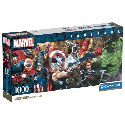Pussel Marvel panorama puzzle 1000 Bitar