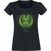 Secret Invasion - Marvel T-shirt - Skrull Logo - S M - för Dam - svart