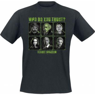 Secret Invasion - Marvel T-shirt - Who Do You Trust? - S M - för Herr - svart