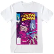 Silver Surfer - Marvel T-shirt - Silver Surfer Comic - L - för Herr - vit