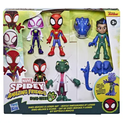 Spidey Amazing Friends Dino Heroes&Lizard Set