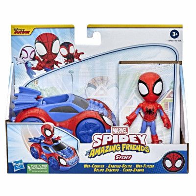 Spidey Amazing Friends Fordon&Figur Spidey Web-Crawler
