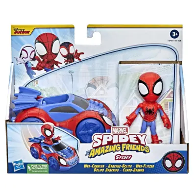 Spidey Amazing Friends Fordon&Figur Spidey Web-Crawler