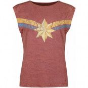 The Marvels - Marvel Topp - Stars - M XL - för Dam - röd