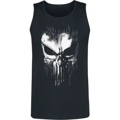 The Punisher - Marvel Linnen - Abstract Skull - S XXL - för Herr - svart