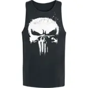 The Punisher - Marvel Linnen - Sprayed Skull Logo - S XXL - för Herr - svart