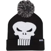 The Punisher - Marvel Mössa - Skull - för svart/vit