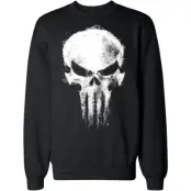 The Punisher - Marvel Sweatshirt - Skull - S XXL - för Herr - svart