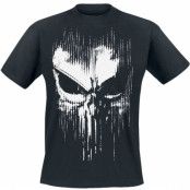 The Punisher - Marvel T-shirt - Abstract Skull - M 5XL - för Herr - svart