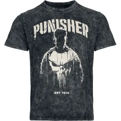 The Punisher - Marvel T-shirt - Est. 1974 - S XXL - för Herr - svart