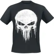 The Punisher - Marvel T-shirt - Graffiti Skull - S XXL - för Herr - svart
