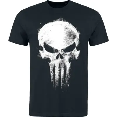 The Punisher - Marvel T-shirt - Punisher Skull - Heavyweight - M XXL - för Herr - svart