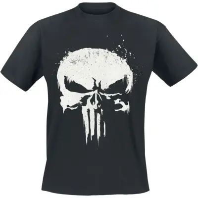 The Punisher - Marvel T-shirt - Skull - S XXL - för Herr - svart
