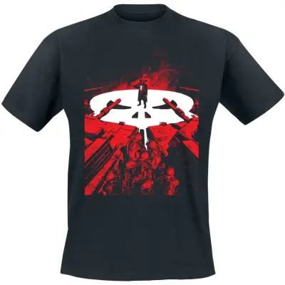 The Punisher - Marvel T-shirt - Stand Off - S XXL - för Herr - svart