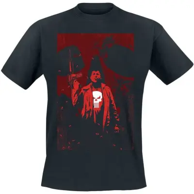 The Punisher - Marvel T-shirt - Standing and Ready to Fight - S XXL - för Herr - svart