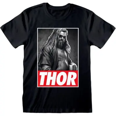 Thor - Marvel T-shirt - Thor Photo - S XL - för Herr - svart