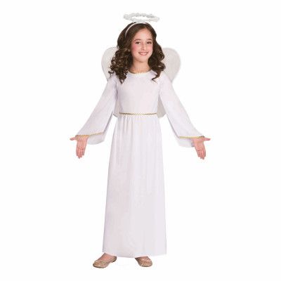 Ängel med Krona Barn Maskeraddräkt - Medium