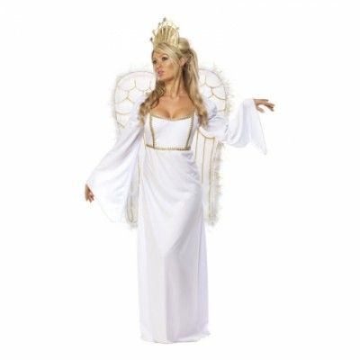 Ängel med Vingar Maskeraddräkt - Medium