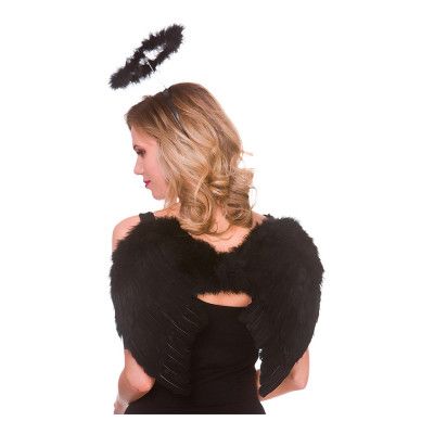 Ängel Svart Tillbehörsset - One size