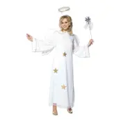 Ängel Vit Maskeraddräkt - Small