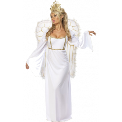 Ängladräkt med vingar L