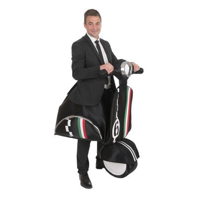 Åkande Moped Maskeraddräkt - One size