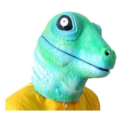 Ödla Latexmask - One size