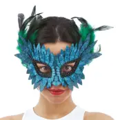 Ögonmask Fågel med Fjädrar - One size