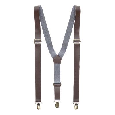 Hängslen Brun Läder - One size