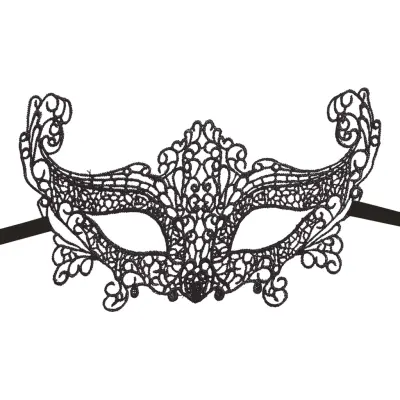 Ögonmask Spets Svart - One size