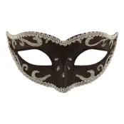 Ögonmask Svart/Silver - One size