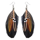 Örhängen med Fjädrar