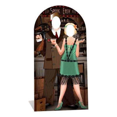 20-talet Kartongfigur Foto Prop