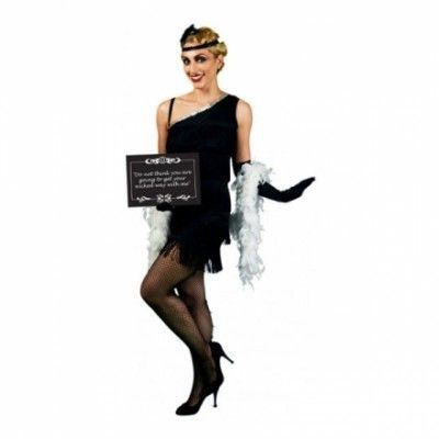 20-tals Stumfilmsstjärna Maskeraddräkt