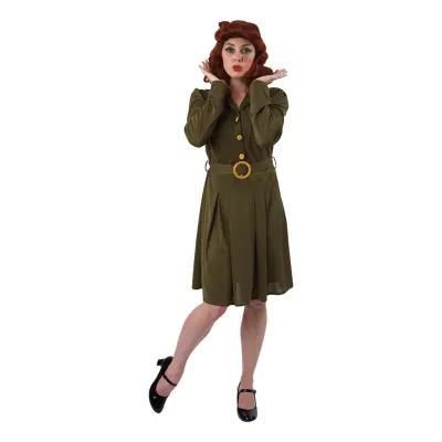 40-tals WW2 Dam Maskeraddräkt - Small