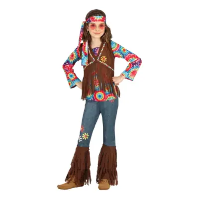 60-tals Hippie Barn Maskeraddräkt - Medium