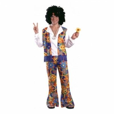60-tals Hippie Dude Maskeraddräkt